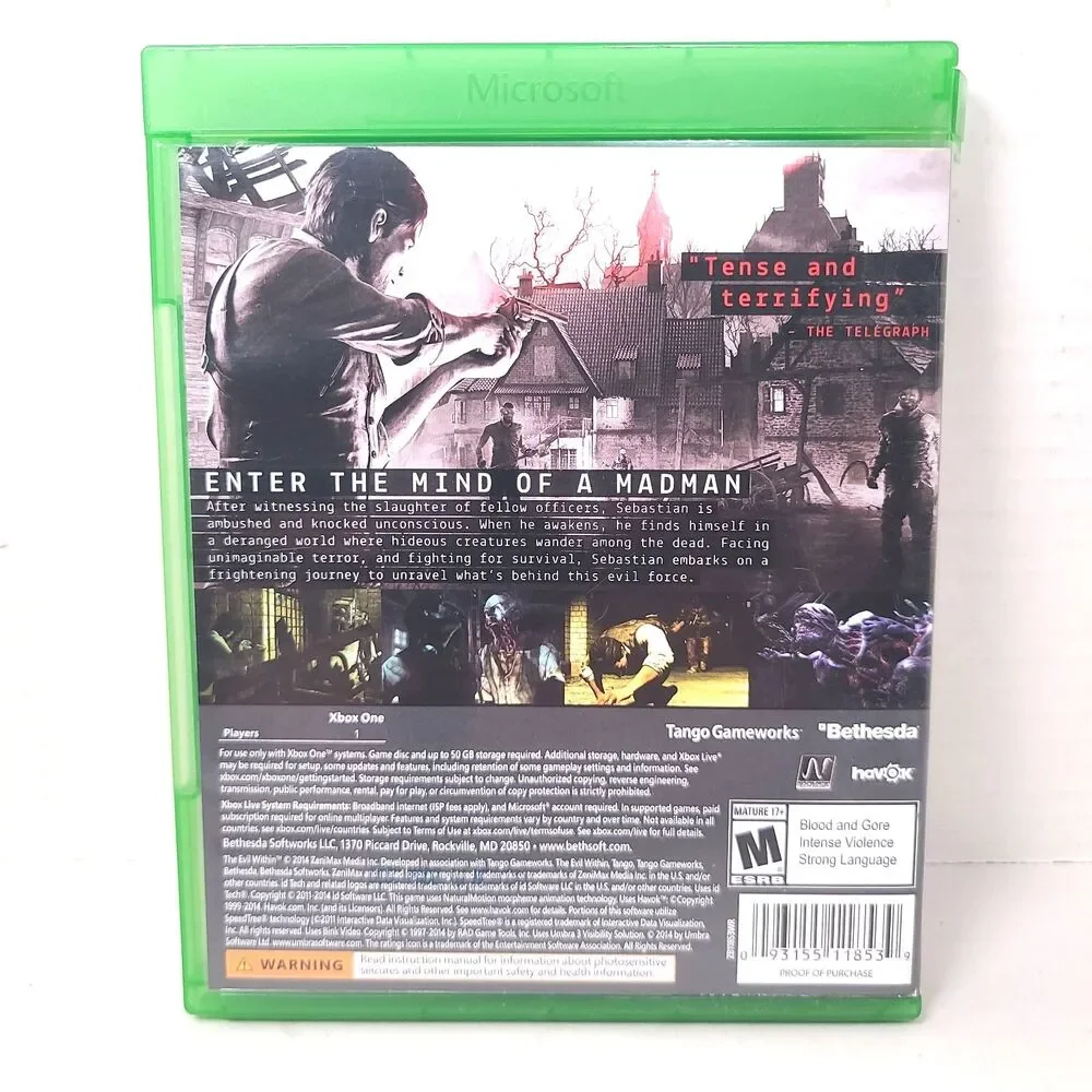 The Evil Within (Microsoft Xbox One) Complete in Box